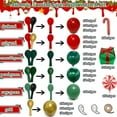 thumbnail image 3 of Green and Red Christmas Balloons Double Stuffed Pearl Dark Red Green Gold Balloon Garland Arch Kit Candy Cane Box Balloons for Happy Christmas Holiday New Year Birthday Party Decorations, 3 of 7