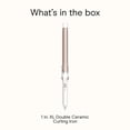 thumbnail image 2 of 1" Barrel XL Double Ceramic Curling Iron, 2 of 10
