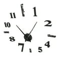 thumbnail image 3 of DIY Wall Decoration Clock, Stylish Luminous 3D DIY Wall Clock Big Pointer  For Living Room, 3 of 8