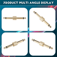 thumbnail image 6 of 5Pcs 1/4 Inch 6.35 mm Guitar Effects Pedal Connector Coupler Jack Interface Cable Adaptor Electric Pedal Board Accessories, 6 of 9