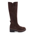 thumbnail image 3 of AQUA COLLEGE Womens Brown Waterproof Slip Resistant Dash Round Toe Block Heel Zip-Up Riding Boot 9 M, 3 of 4