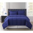 thumbnail image 1 of Truly Soft Everyday Reversible Comforter Set, Full/Queen, Navy, 1 of 4