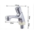 thumbnail image 5 of Bathroom Sink Faucets with Automatic Closing and Delay, 5 of 5