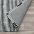 thumbnail image 5 of HomeRoots  9 x 12 ft. Wool Geometric Hand Woven Rectangle Area Rug, Gray, 5 of 9