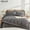 Gray, variant on YEPCLUB Queen Size Comforter Set, 7-Piece Bed in a Bag, Ultra Soft Reversible All Season Bedding Set with Sheets, Pillowcases & Shams, Pink
