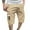 Khaki^, variant on Jjayotai George Shorts Men, Men's Workwear Shorts, Summer Thin Pants, Loose Casual Straight Leg Pants with Multi Pockets Zipper