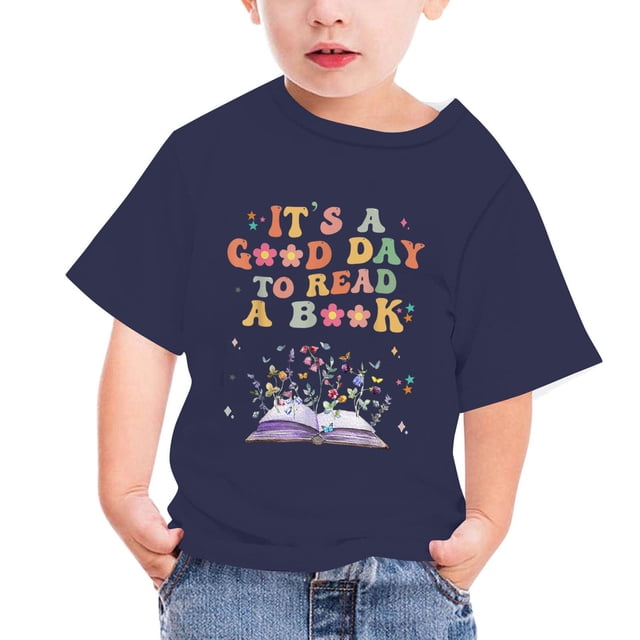 Birdeem Chemises pour Enfants T-Shirt Graphique à Manches Courtes Col Rond Crop Top pour Filles et Garçons de 3 à 14 Ans T-Shirt Tee