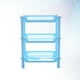 thumbnail image 5 of EeaseMX Estante de almacenamiento cuadrado desmontable de 3 capas para cocina y baño (azul), 5 of 7
