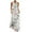 White, variant on IROINNID Women's Sleeveless Sundress Full-Length Fashion Pockets Mid Calf Dress Printed V-Neck Dress