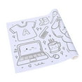 thumbnail image 3 of Rollo de papel para colorear para , 12 x 118 pulgadas, material de aprendizaje temprano, Uso diario Zulema  Rollo de papel para colorear, 3 of 8