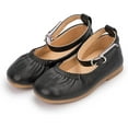 thumbnail image 5 of Toddler Little Girl Mary Jane Dress Shoes Ballet Flats for Girl Party School Shoes Bowknot Princess Shoes, 5 of 7