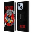 thumbnail image 1 of Head Case Designs Officially Licensed Motley Crue Key Art Allister Leather Book Wallet Case Cover Compatible with Apple iPhone 14 Plus, 1 of 6