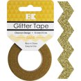 thumbnail image 2 of Best Creation Chevron Design Gold Glitter Tape, 10 Piece Per Pack, 2 of 2