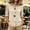 Khaki, variant on Womens Gingham Plaid Shirt Cotton Blend Long Sleeve Casual Relaxed Fit Blouse S-XXXXL