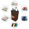 thumbnail image 5 of Waterproof Collapsible Laundry Hamper, Star Explosion Aluminum Handle Laundry Bag Storage Basket, 50L, 5 of 6