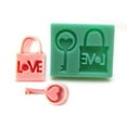 thumbnail image 5 of Naierhg Chocolate Mold Lock Shape Key Design Silicone Cake Decorating Tool for Kitchen Home, 5 of 6