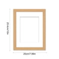 thumbnail image 3 of 8x10 Wood Photo Frame Set, 5 Colors, Wall or Tabletop Display, Black & White Prints, DIY Puzzle Frames, 3 of 6
