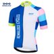 thumbnail image 3 of Camiseta de ciclismo KEMALOCE Classic Team transpirable Coolmax blanca Dry Fit Camiseta de ciclismo Camiseta de manga corta Uniformes de ciclismo de carrera, 3 of 5