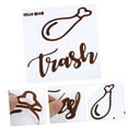 thumbnail image 2 of Recycle Trash Sticker Logo Sign Decal Self Adhesive Trash Decal, 2 of 9