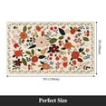 thumbnail image 2 of 3x5 ft Living Room Area Rug Machine Washable Boho Area Rug Non Slip Floral Vintage Low Pile Large Rug for Living Room, Bedroom, Farmhouse, Dining Room, Kids Playroom, 2 of 12