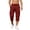 Wine long shorts for men, variant on Jessboyy Mens Cargo Capris Shorts with Pockets Elastic Waist Drawstring Below the Knee Shorts for Men Summer Workout Outdoor Hiking Capri Beige,L