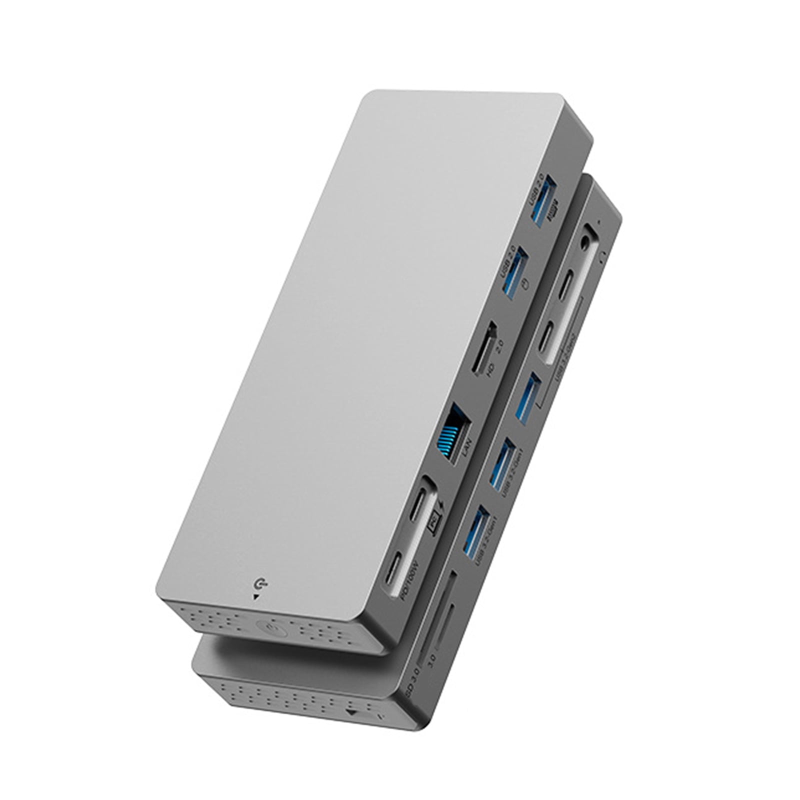14 In 1 Type C Hubs With 100W Power Delivery HDTV 4K 60Hz USB 3.2 Ethernet For Laptop