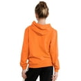 thumbnail image 2 of TiaoBug Kids Girls Long Sleeve Hoodies Sweatshirt Drawstring Sports Top Athletic Hooded Orange 11-12, 2 of 7