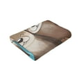 thumbnail image 6 of Sea Otter Blanket Gifts For Kids Adults - Lightweight Throw Blanket For Bedroom Living Room Decor Soft Fuzzy Fleece Cozy Plush Bed Couch 80"X60", 6 of 7