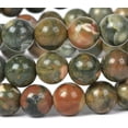 thumbnail image 2 of Bracelet Extensible Unisexe en Perles Rondes de 6 mm avec Jaspe Rhyolite Naturelle, 2 of 2