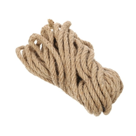 

Natural Rope Twisted Jute Rope Burlap Rope Thick Craft Rope for Crafting Swing Bed Railing Hammock