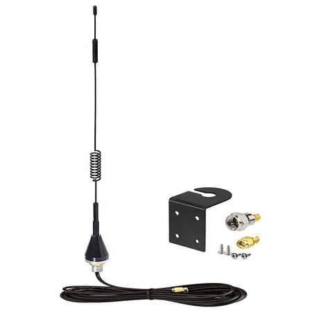 Eightwood Gate Opener Antenna for GTO Mighty Mule MM371W MM372W MM571W MM572W MMS100 LiftMaster Ghost Controls Multicode Automatic Garage Gate Opener F Type/SMA/RP-SMA 433MHz Extended Antennas