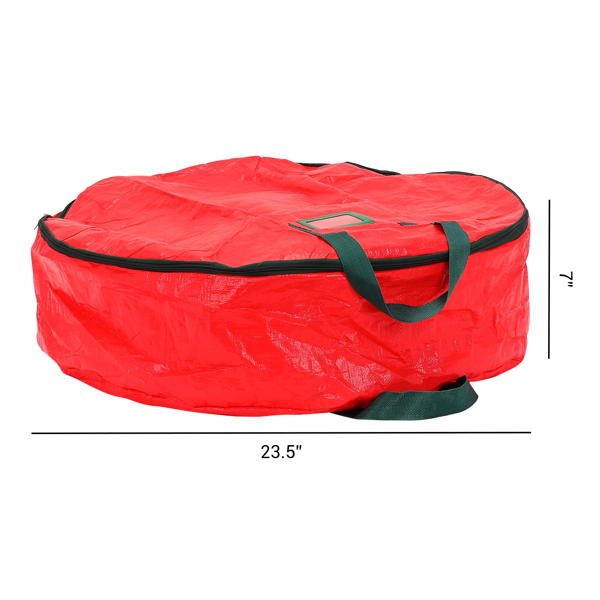 Unique Bargains 1 Pack Clothes Storage Bags Moving Bags Red 23.5*7in