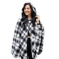 thumbnail image 2 of Catalonia Women's Scarf Shawls, Hooded Wearable Blanket Cloak Coat,Sherpa Fleece Poncho Cape,Lightweight Blanket Shawls, 2 of 7
