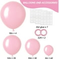 thumbnail image 2 of 129pcs Pastel Pink Balloons Different Sizes 18 12 10 5 Inches for Garland Arch, Light Pink Balloons for Birthday Valentine's Day Baby Shower Gender Reveal Wedding Party Decoration, 2 of 14