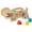 Shape Sorter, variant on Manhattan Toy Stacker Rocket Baby and Toddler 7 Piece Magnetic Wooden Stacking Toy Set