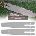 thumbnail image 3 of Pack 6 Inch Manganese Steel Chainsaw Chain Guide Bars for Mini Hand Chainsaw Woodworking Garden Cutting Chainsaw, 3 of 5