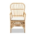 thumbnail image 2 of Baxton Studio Aya Modern and Contemporary Natural Finished Rattan Armchair, 2 of 6