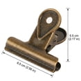 thumbnail image 3 of 4 Pack Bulldog Clips, Vintage Metal Binder Clips Large for Kitchen & Office, Journal Clip for Sealing Storage Hanging 2.17*2.56 Inch Bronze, 3 of 7