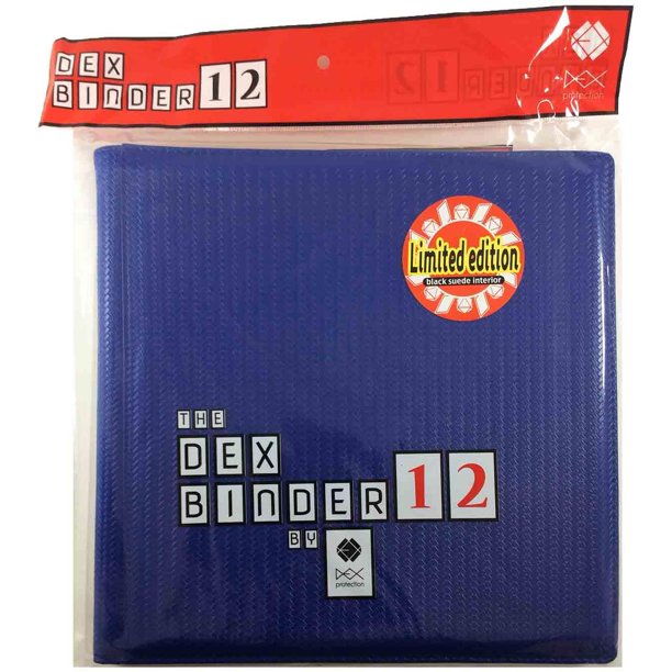 Dex Binder 12 Limited Edition Blue New