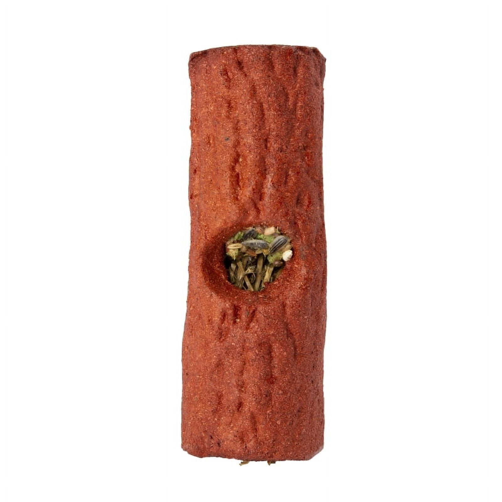 Wild Harvest Stuffed Logz 1 Count, Edible Treat For Rabbits, Guinea Pigs And Chinchillas, Artificial Peanut Butter Flavor