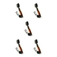 thumbnail image 3 of VONKY Stainless Steel Golf Club Brush Portable Handheld Replacement Solid Color Telescopic Double-sided Ball Brushes Orange Lidless 5Set, 3 of 6