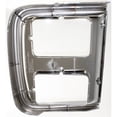 thumbnail image 4 of KAIHUIXING Chrome Headlight Headlamp Trim Bezel Driver Side Left for Chevy for G10 for G20 for G30 for P20 for P30,for GMC for G3500/G2500/G1500 for P3500/P2500 Dual Type 15596117 GM2512124, 4 of 9