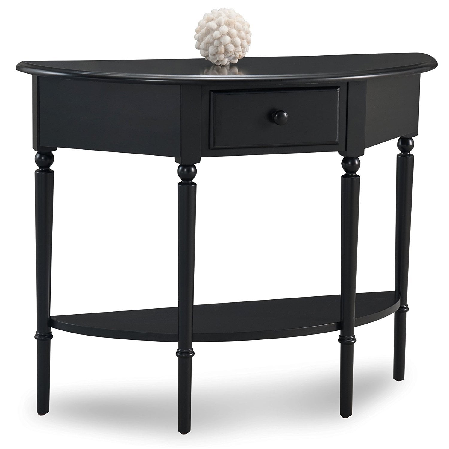 Leick 20036 Gn Coastal Demilune Hall Stand Sofa Table With