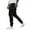Black, variant on Men Pants Casual Solid Color Zipper Pocket Trouser Fashion Overalls Beach Pockets Pant Streetwear