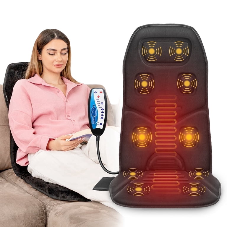 Back Massage Chair Pad with Heat, 10 Motors photo 1
