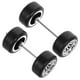 thumbnail image 5 of 1 juego de bujes de rueda modificados para modelo de coche, neumáticos de goma, ruedas de coche RC 1:64, accesorios, ruedas de repuesto para coche de juguete DIY., 5 of 7
