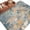 Blue, variant on Blue Yellow Copper Rust Area Rug 5x8 Washable Rug Non Slip Vintage Industrial Mottled Abstract Large Area Rug Soft Stainresistant Indoor Floor Carpet for Living Room Bedroom Office Dining Room