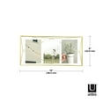 thumbnail image 4 of Umbra Prisma Picture Frame,Matte Brass, 4 of 6