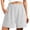 Blanc, variante sur Gpoecd Shorts Taille Haute Femme Shorts d'Été Décontractés Taille Haute pour Confort Élastique Coupe Ample Couleur Unie Bas Jambe Droite Shorts de Survêtement Kaki,TG