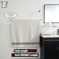 thumbnail image 3 of Double Towel Bar Matte Stainless Steel Bath Towel Rack for Bathroom Towel Holder Wall Mount Total Length TBLPB, 3 of 9